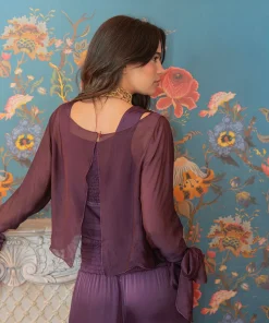Blusa capa seda gundy