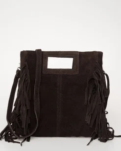 Bolso ante flecos colores