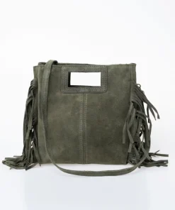 Bolso ante flecos colores