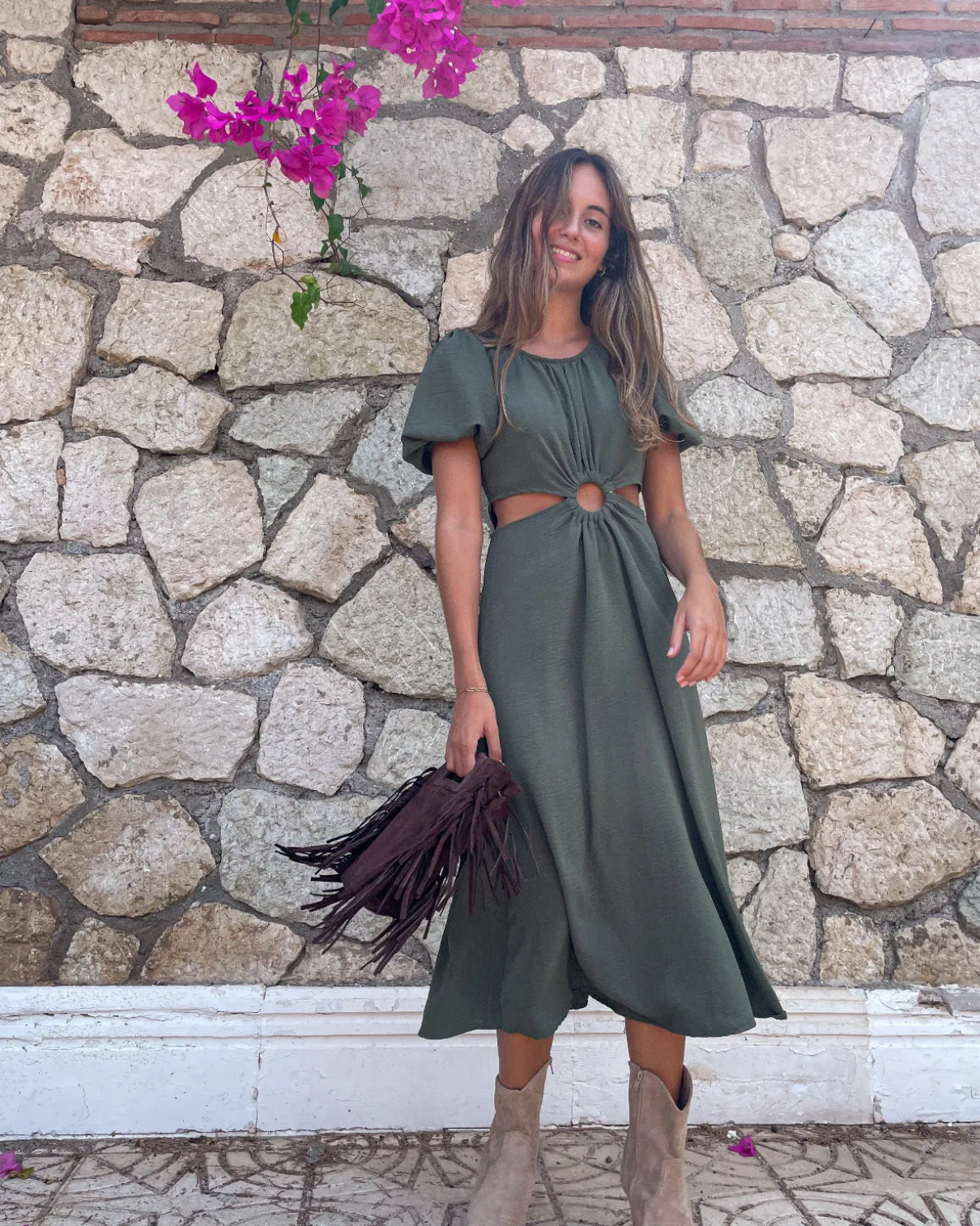 Vestido aro cintura