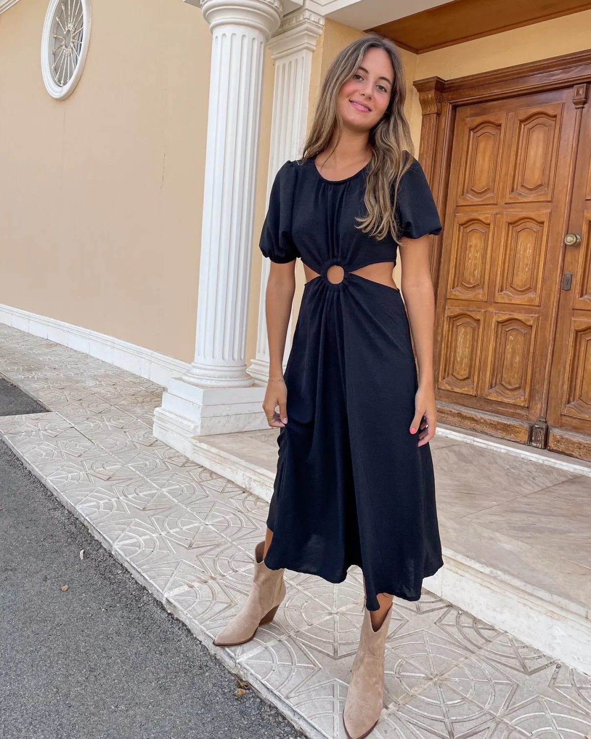Vestido aro cintura