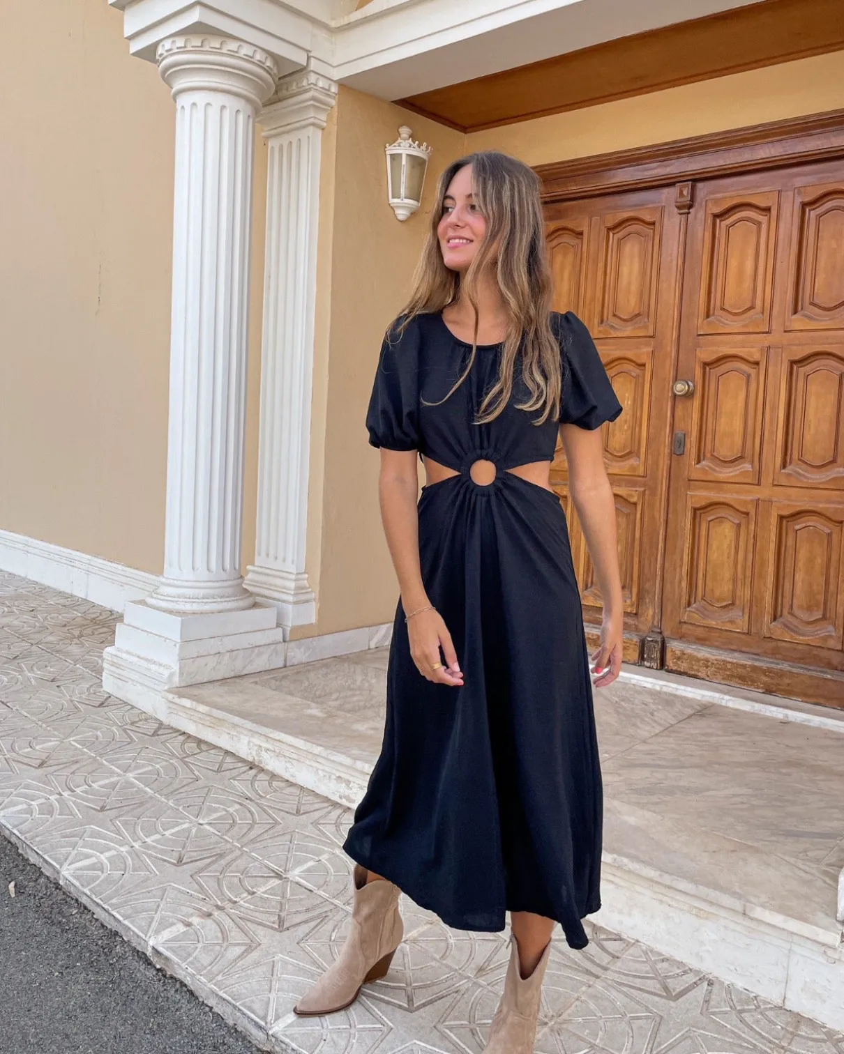 Vestido aro cintura