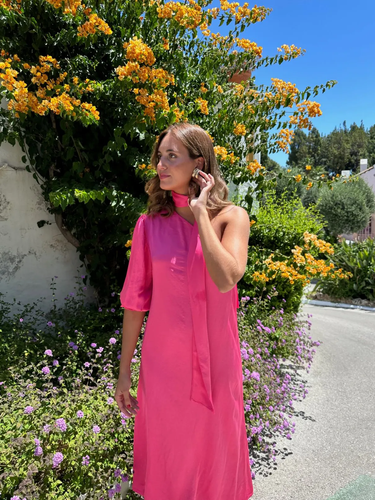 Vestido Gara Fucsia